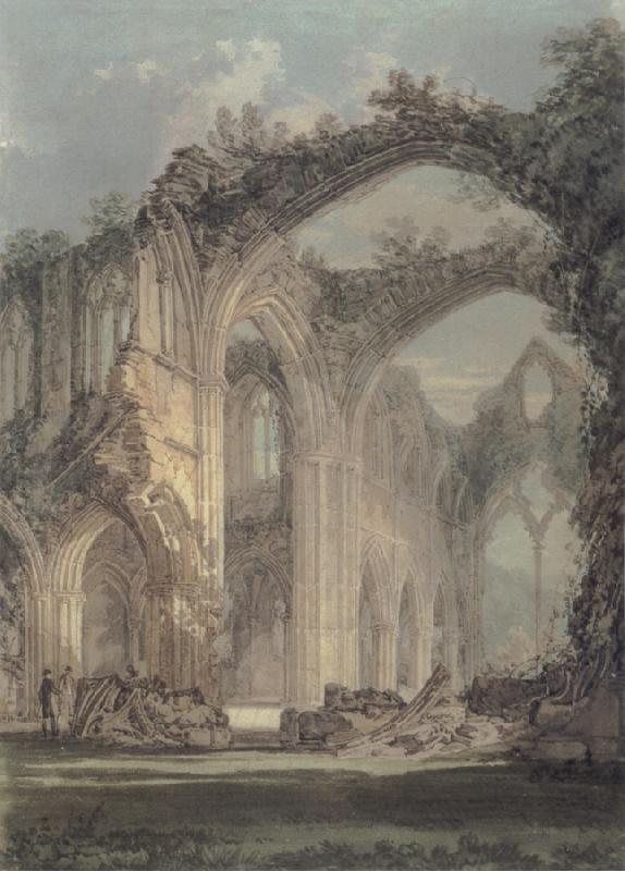 J.M.W. Turner The Chancel and Crossing of Tintern Abbey,Looking towards the East Window